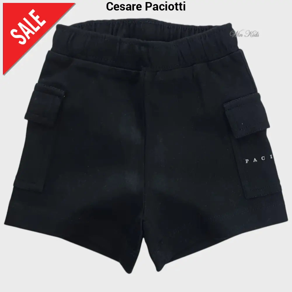 Completo CESARE PACIOTTI baby e kids giallo e nero 6 mesi - 6 anni Completi