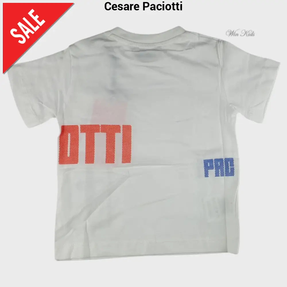 Completo CESARE PACIOTTI baby kids e junior bianco e nero spadino 6 mesi - 16 anni Completi