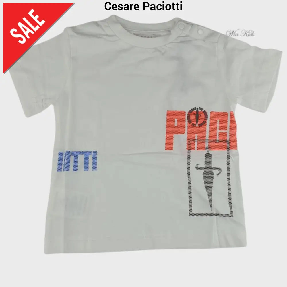 Completo CESARE PACIOTTI baby kids e junior bianco e nero spadino 6 mesi - 16 anni Completi