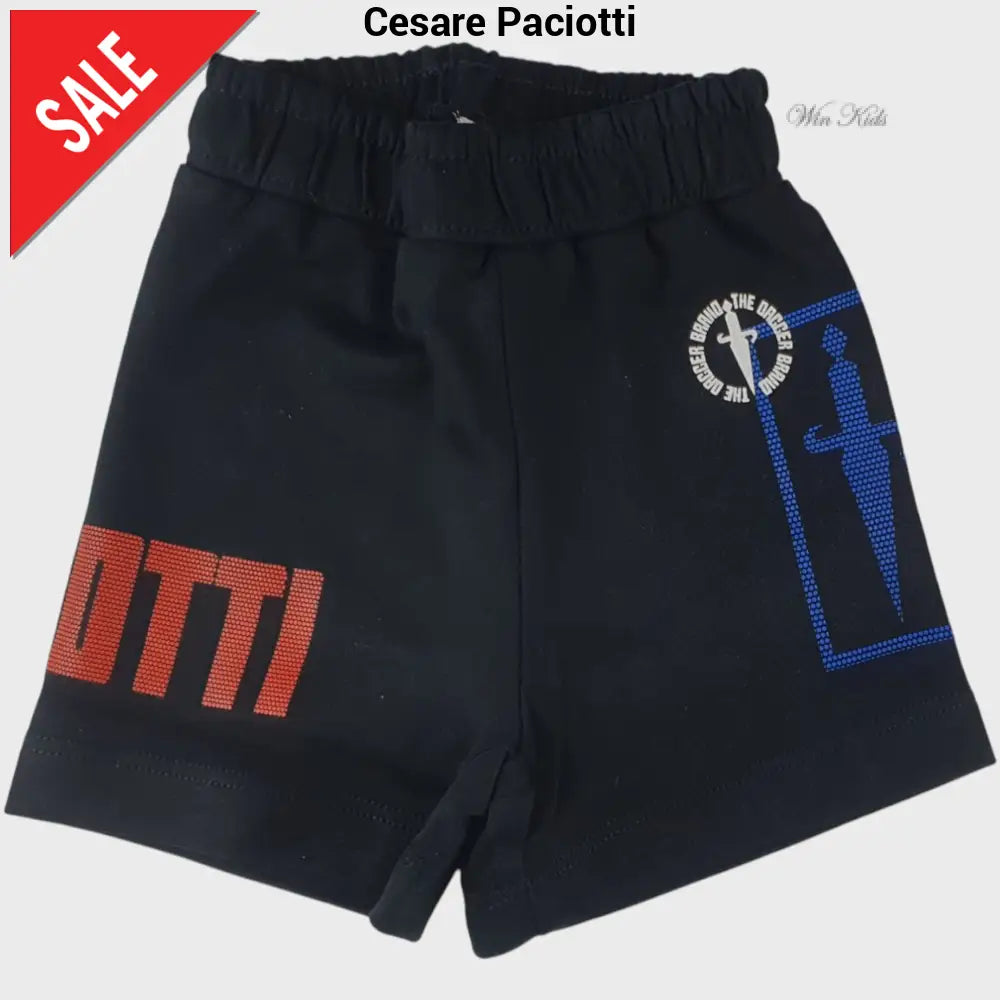 Completo CESARE PACIOTTI baby kids e junior rosso e nero spadino 6 mesi - 16 anni Completi