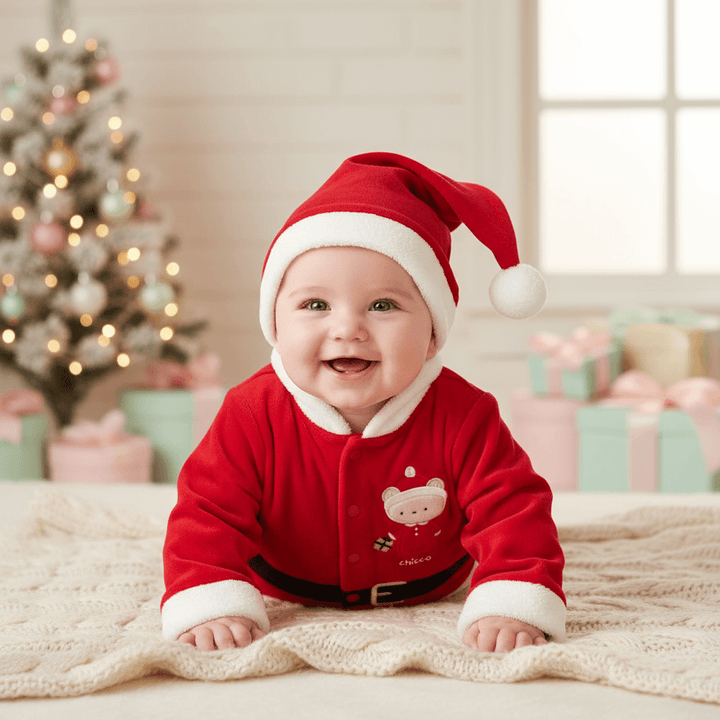 Completo CHICCO Babbo Natale indossato