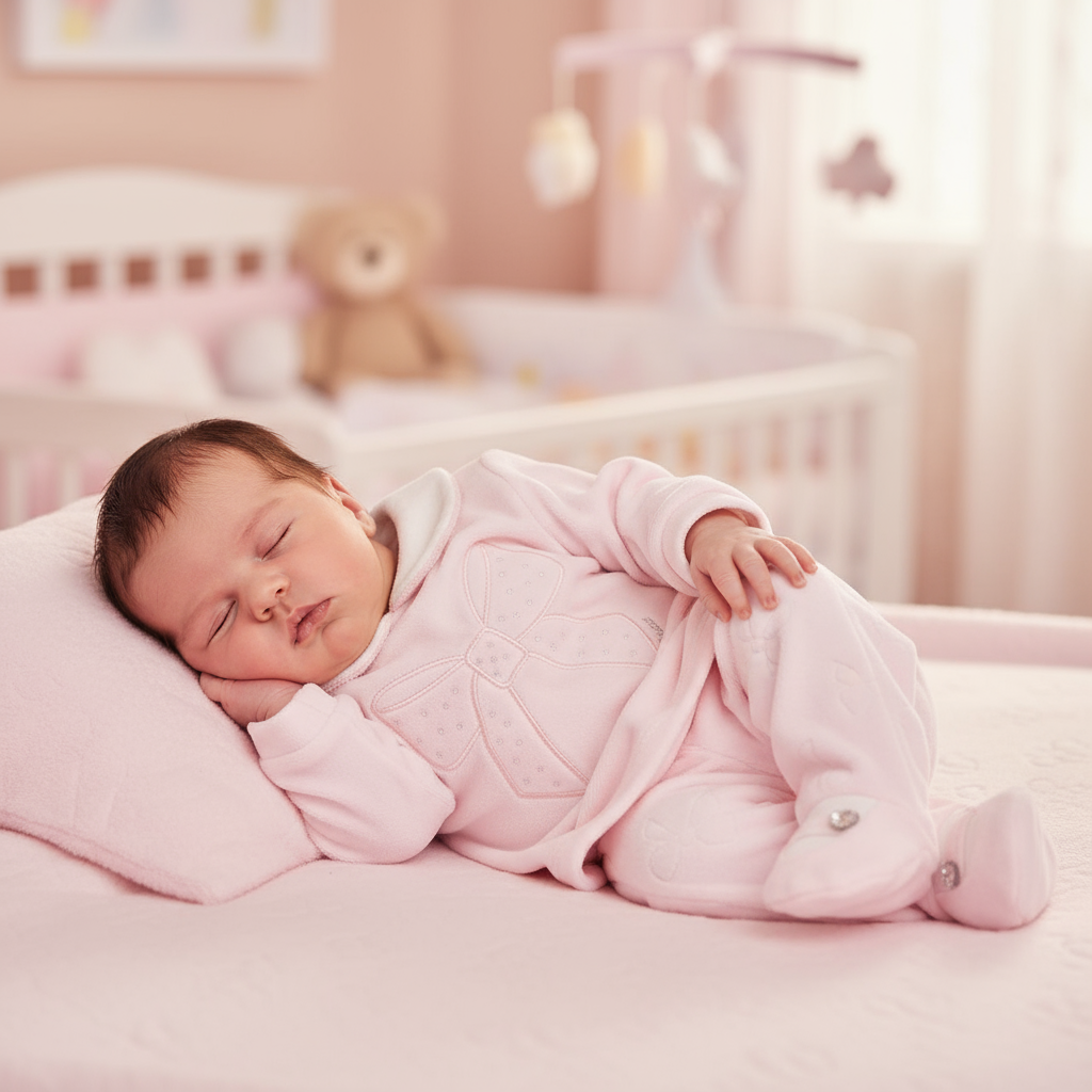 Completo CHICCO ciniglia fiocco rosa - Neonata