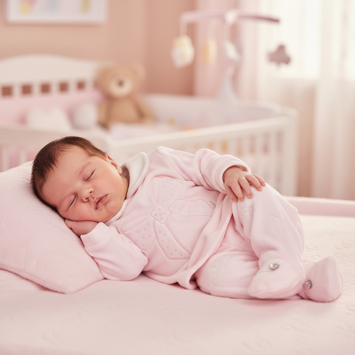 Completo CHICCO ciniglia fiocco rosa - Neonata