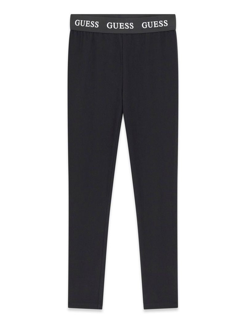 GUESS black sweatshirt and leggings set with white logo from size 8 years to 16 years
