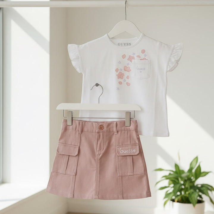 Completo GUESS t-shirt e gonna 2 anni - 8 anni