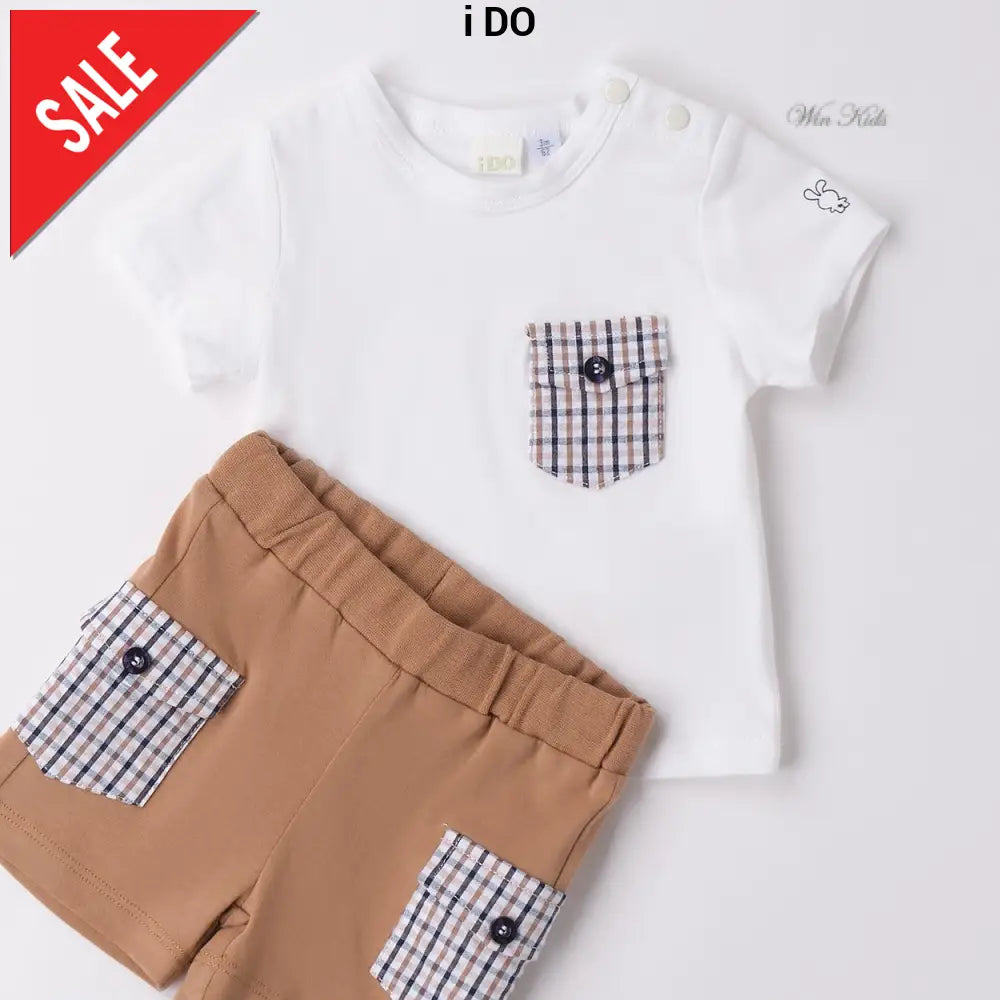 Faço roupa com bolsos xadrez de 3 meses a 24 meses. Completo