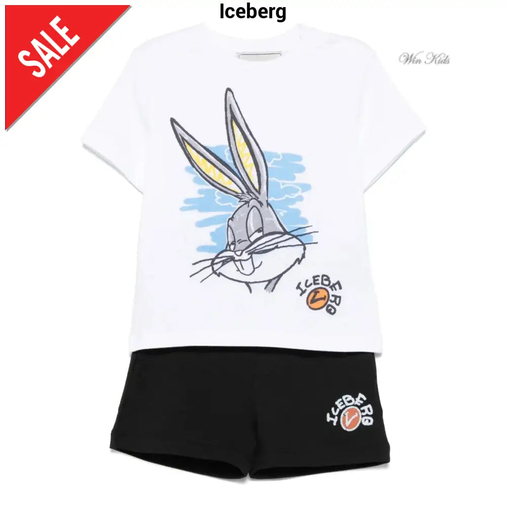 Completo ICEBERG Bugs Bunny bianco e nero 12 mesi - 6 anni Completi