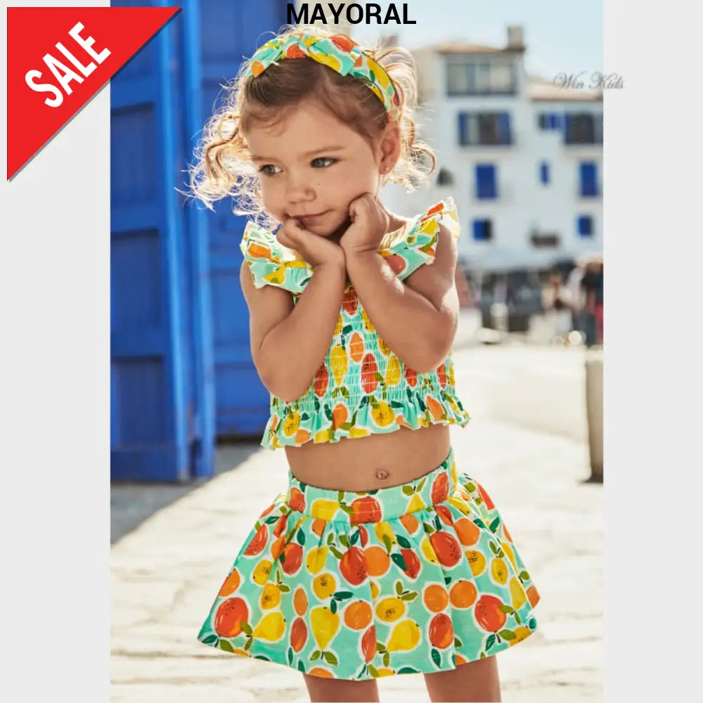 Completo MAYORAL bambina con stampe dalla 6mesi alla 4anni Completi