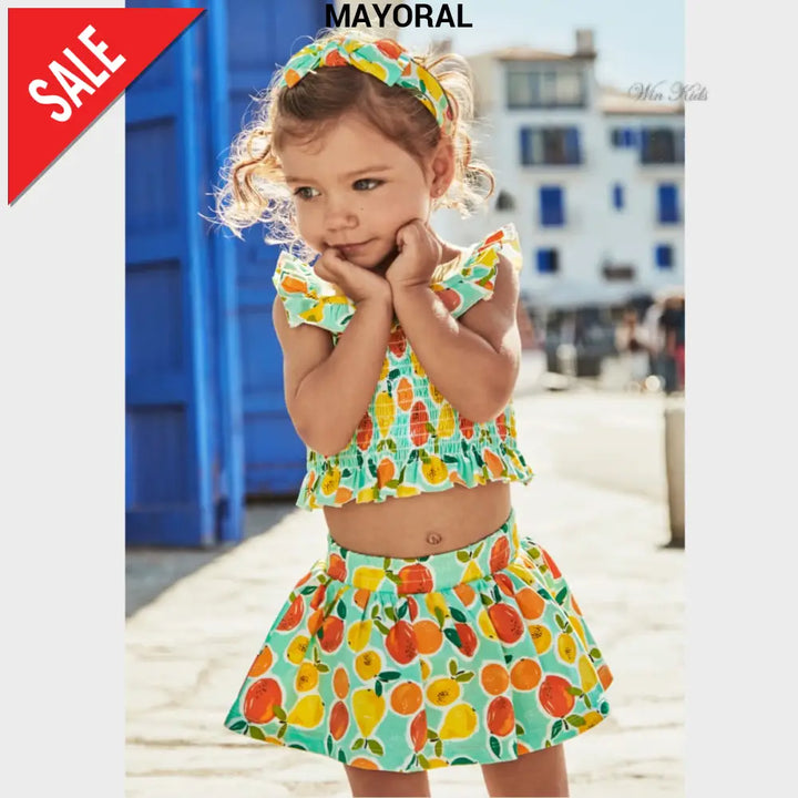 Completo MAYORAL bambina con stampe dalla 6mesi alla 4anni Completi