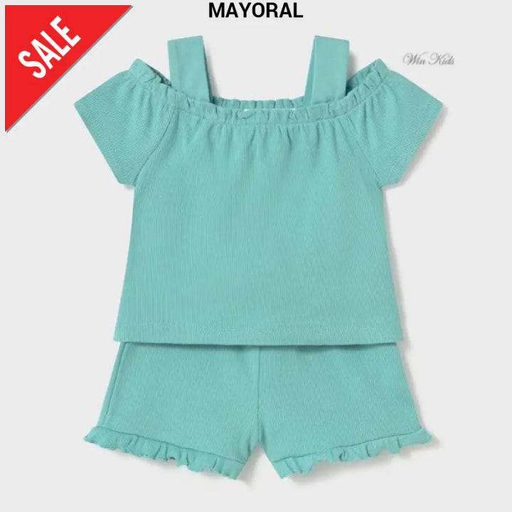 Completo MAYORAL bambina in cotone a costine 6 mesi - 4 anni Completi