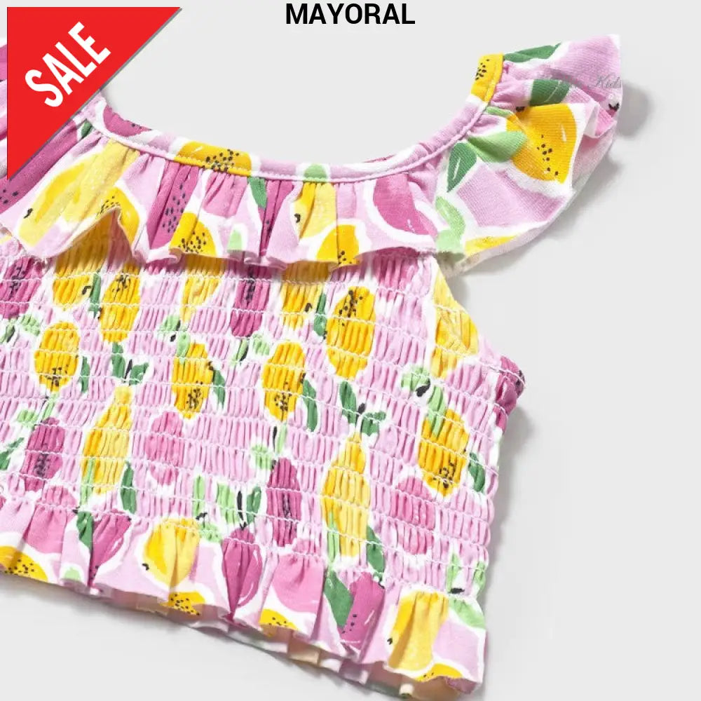 Completo MAYORAL bambina top gonna e fascia 6 mesi - 4 anni Completi