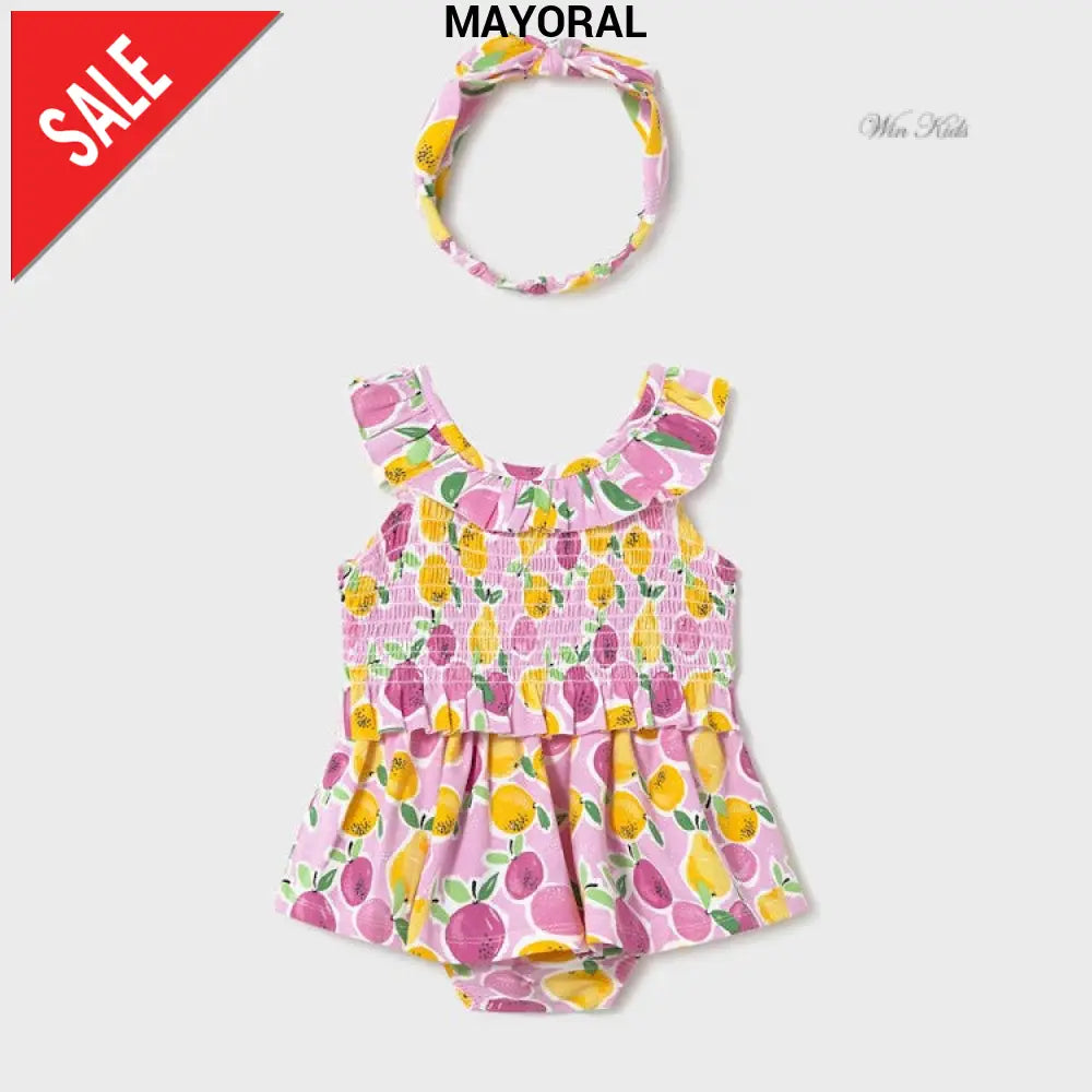 Completo MAYORAL bambina top gonna e fascia 6 mesi - 4 anni Completi