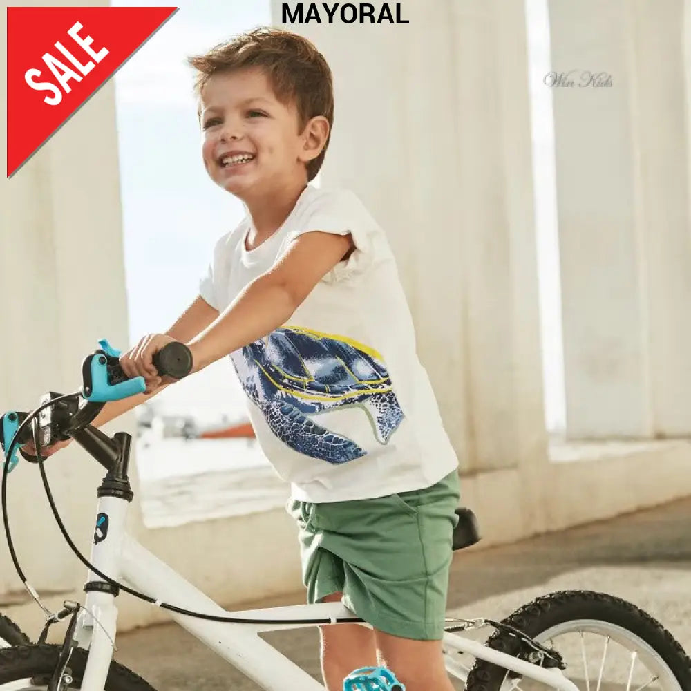 Completo MAYORAL con tartaruga stampata 2 anni - 10 anni Completi