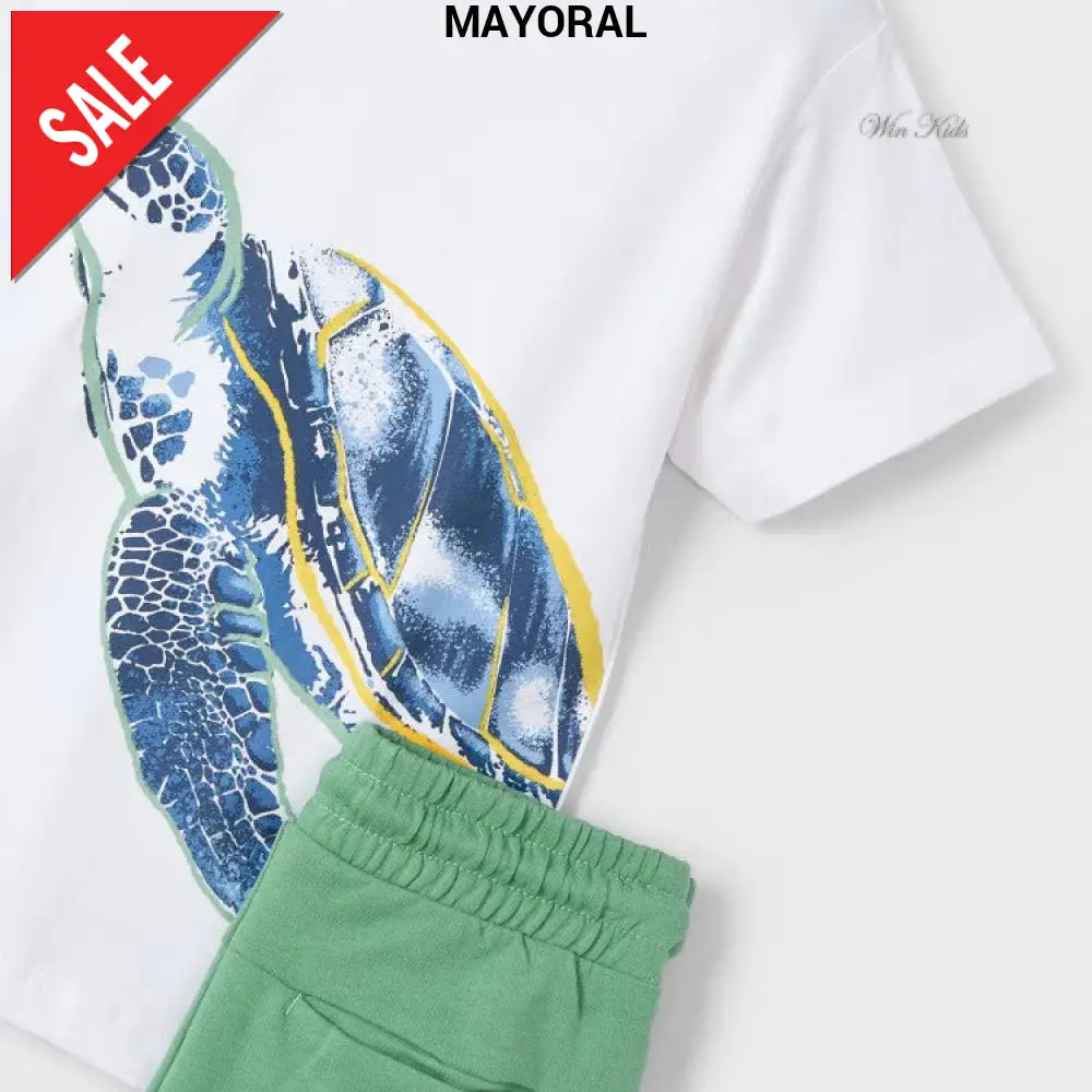 Completo MAYORAL con tartaruga stampata 2 anni - 10 anni Completi