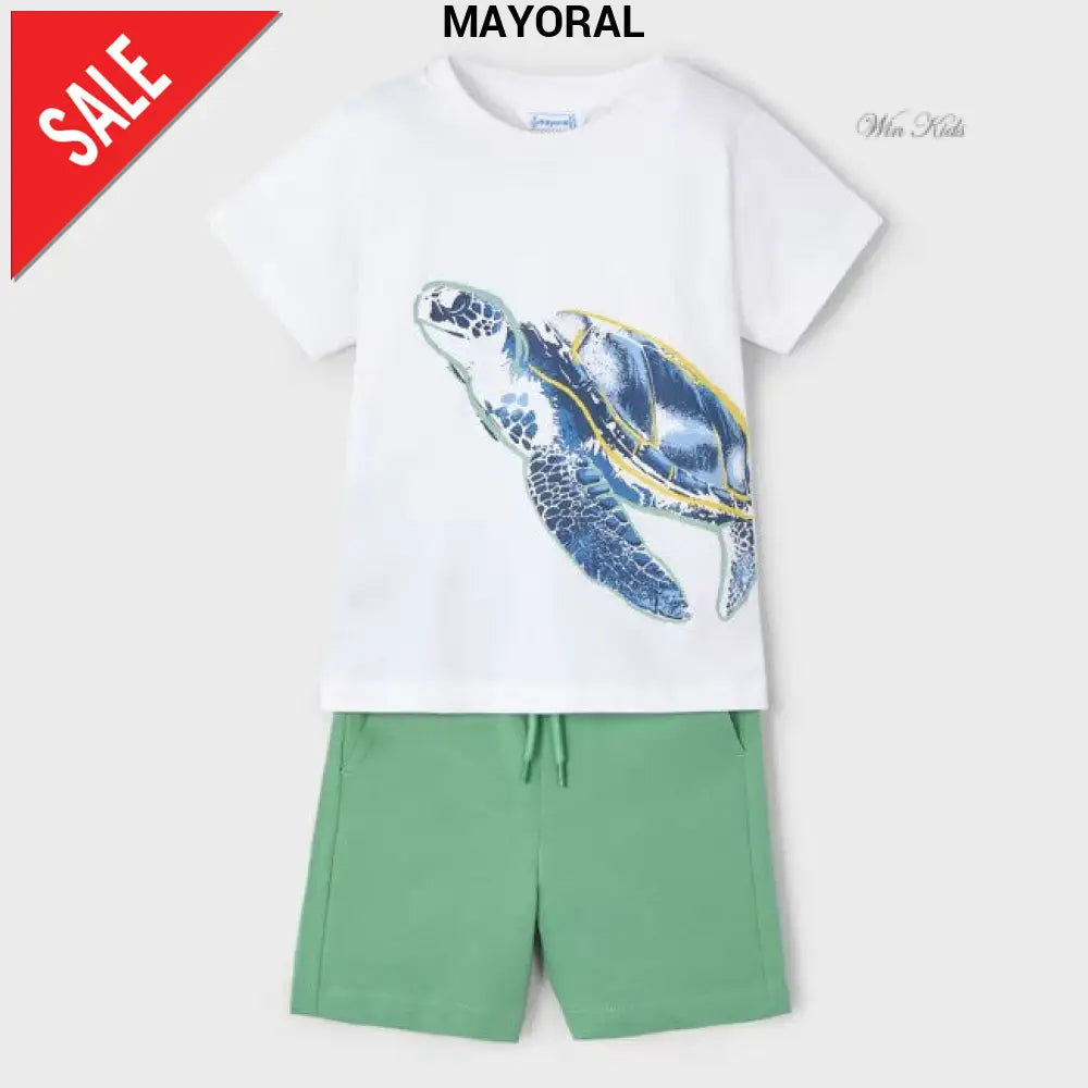 Completo MAYORAL con tartaruga stampata 2 anni - 10 anni Completi