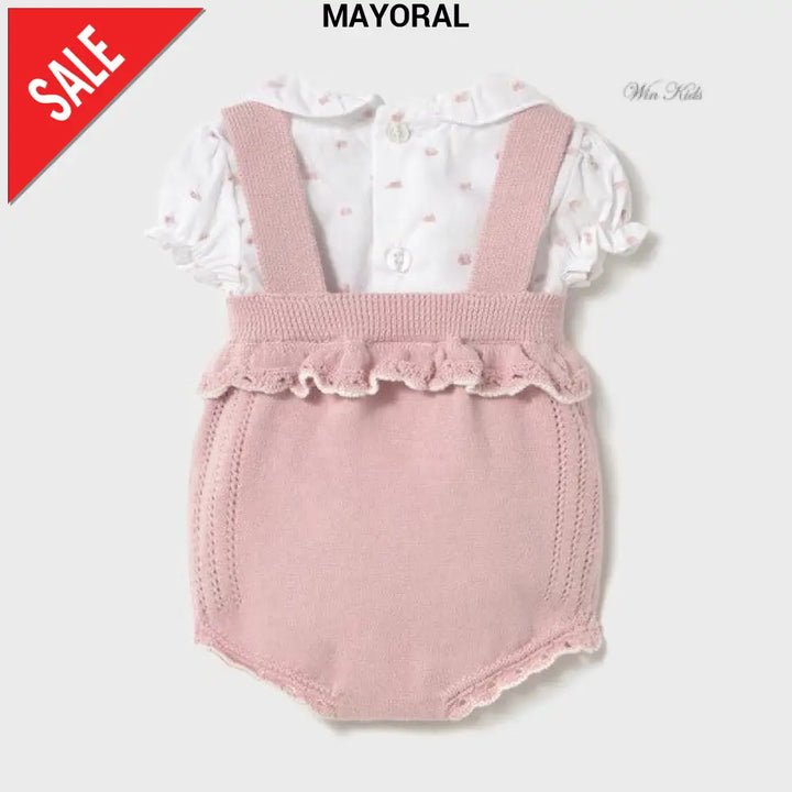 Completo MAYORAL salopette in filo e camicia 1 mese - 18 mesi Completi