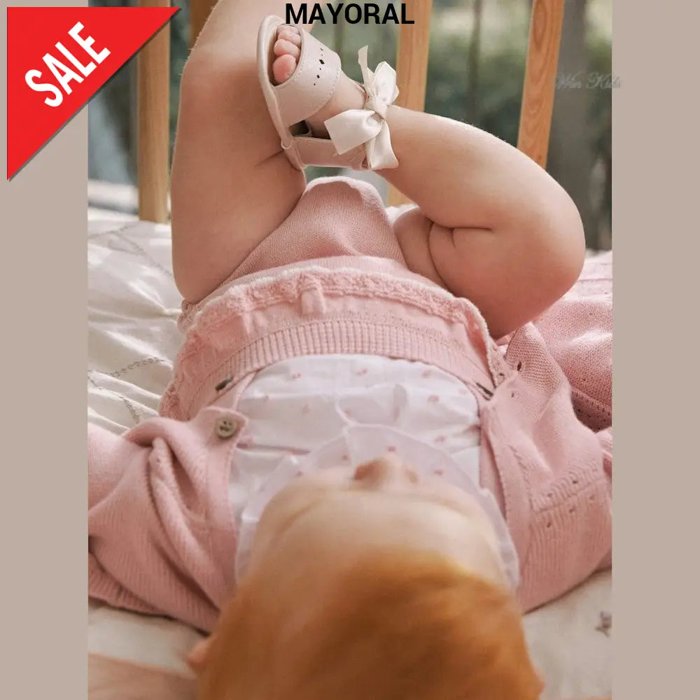 Completo MAYORAL salopette in filo e camicia 1 mese - 18 mesi Completi