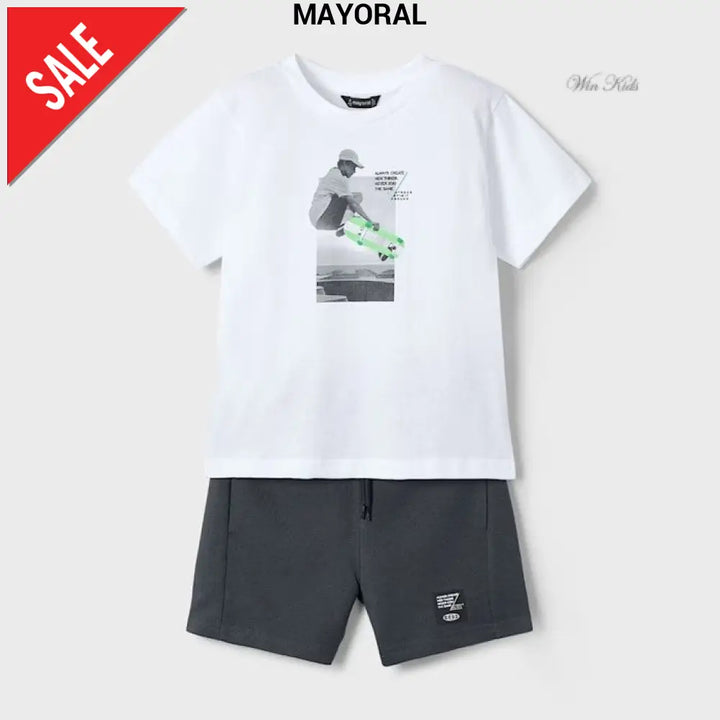 Completo MAYORAL t-shirt e bermuda skate 2 anni - 10 anni Completi