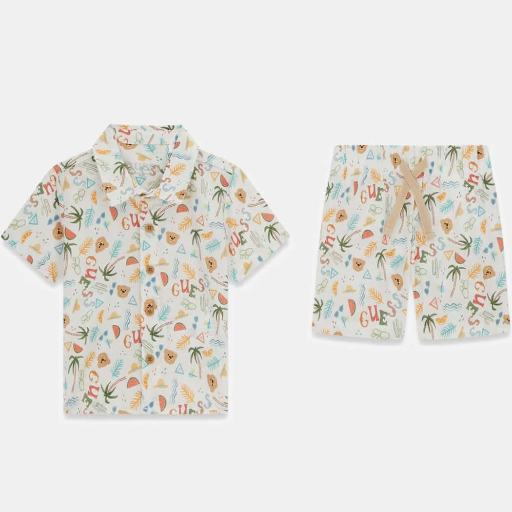 Completo GUESS bimbo tropical 6 mesi / 24 mesi