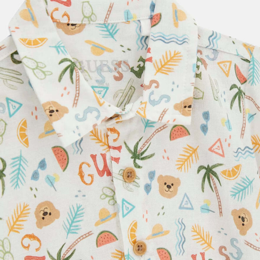 Completo GUESS bimbo tropical 6 mesi / 24 mesi