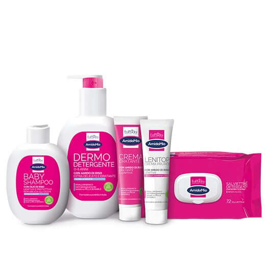 Confezione EUPHYDRA ZAINO E PRODOTTI PER LA CURA DELLA PELLE DEL BAMBINO