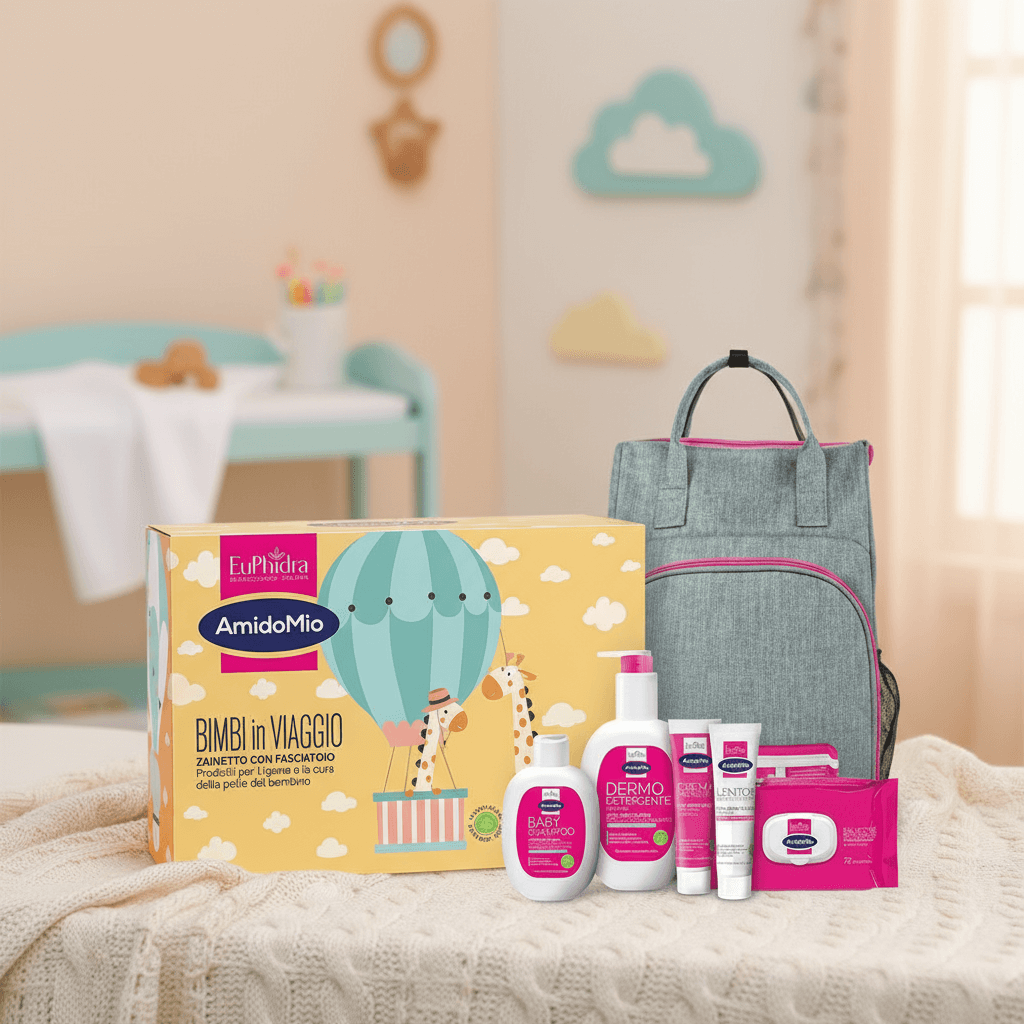 Confezione EUPHYDRA zaino e prodotti per bambino