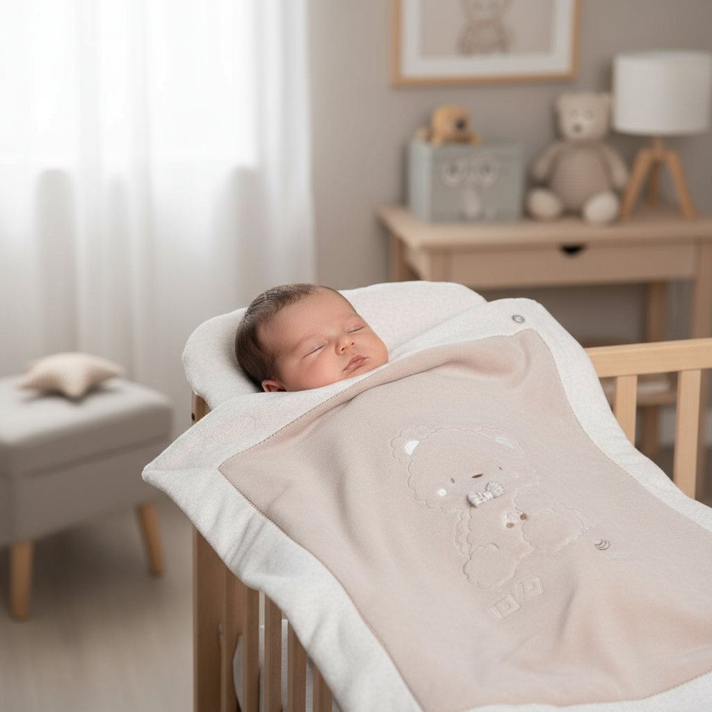 Coperta CHICCO sfoderabile in ciniglia modello carrozzina