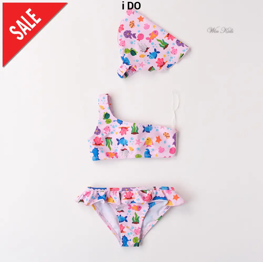 Costume i DO per bambina rosa da 12mesi a 8anni Costumi