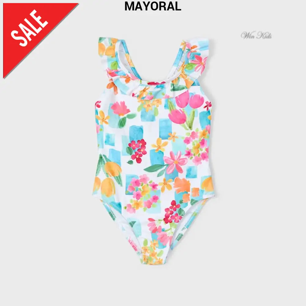 Costume MAYORAL bambina intero con stampa dalla 2 anni alla 10 anni Costumi