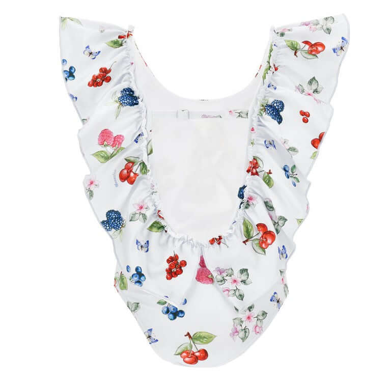 Costume Intero Alice nel Paese delle Meraviglie Monnalisa – Bambina Bianco