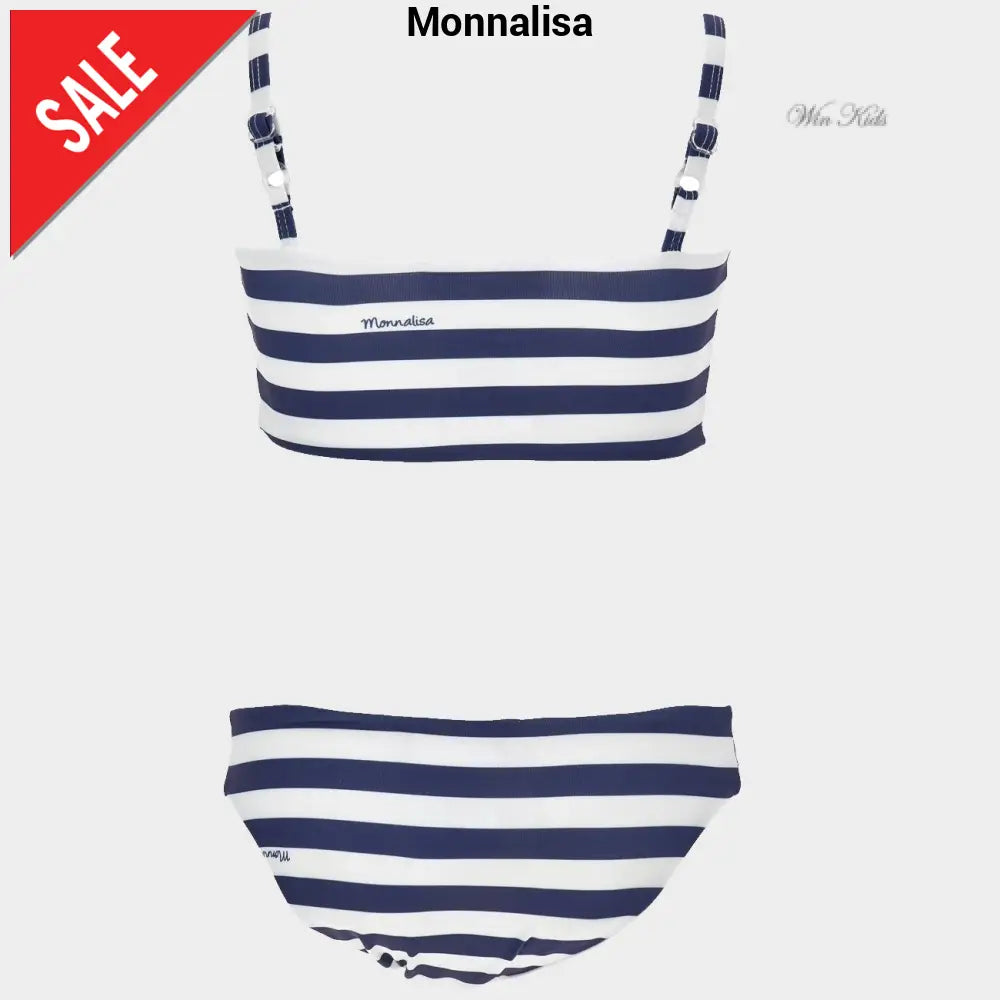 Costume MONNALISA bikini con cuore blu 2 anni - 10 anni Costumi
