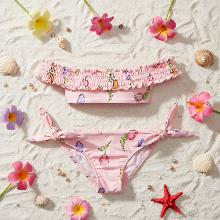 Costume MONNALISA a fantasia tulipani 3 mesi - 6 mesi