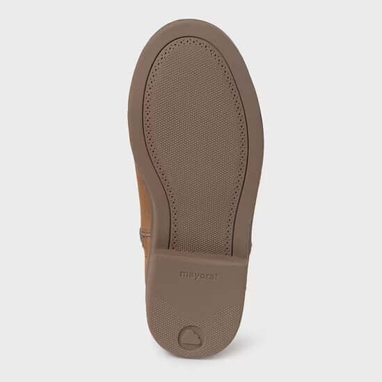 MAYORAL ankle boot in tan leather with rubber sole 26 - 30