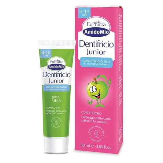 Euphidra AmidoMio Dentifricio Mela 6-12 Anni 50ml