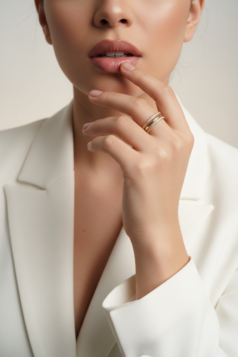 Anello color oro Belen