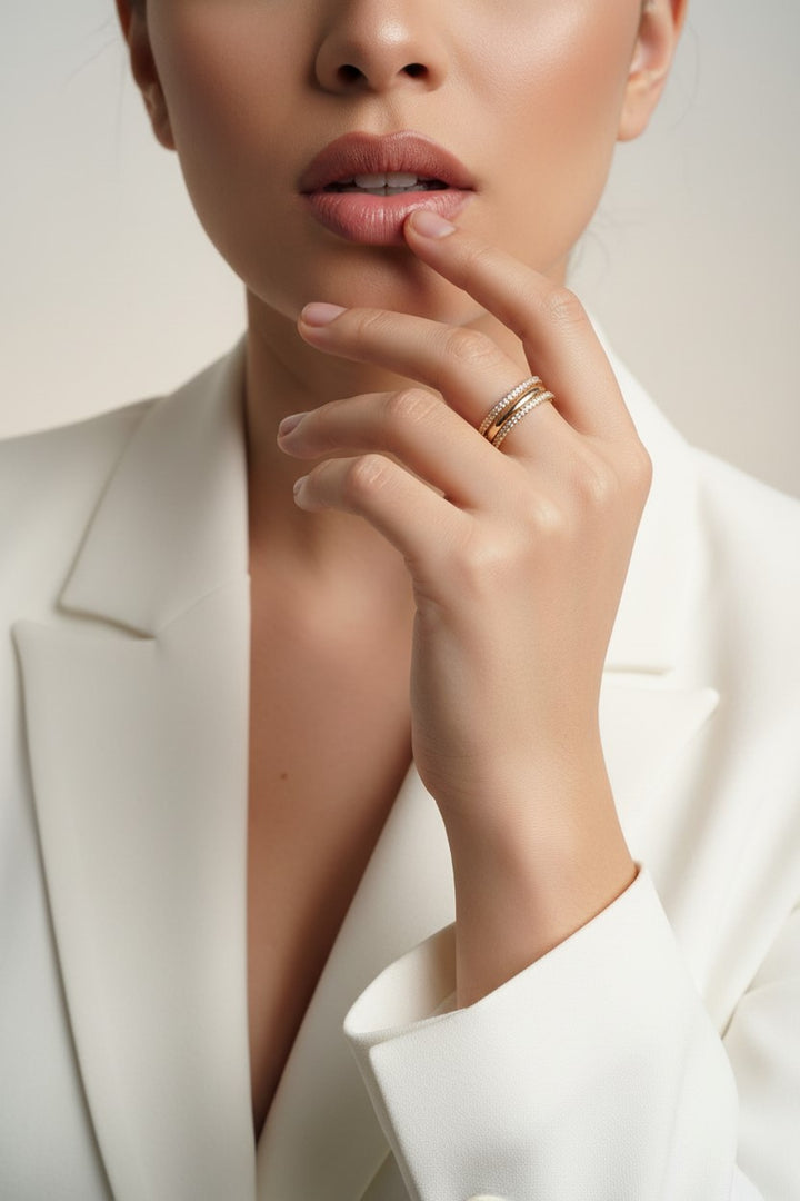 Anello color oro Belen