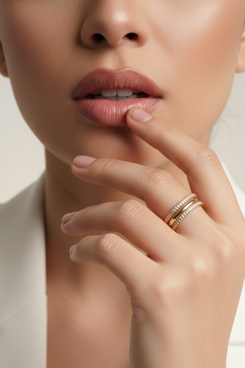 Anello color oro Belen