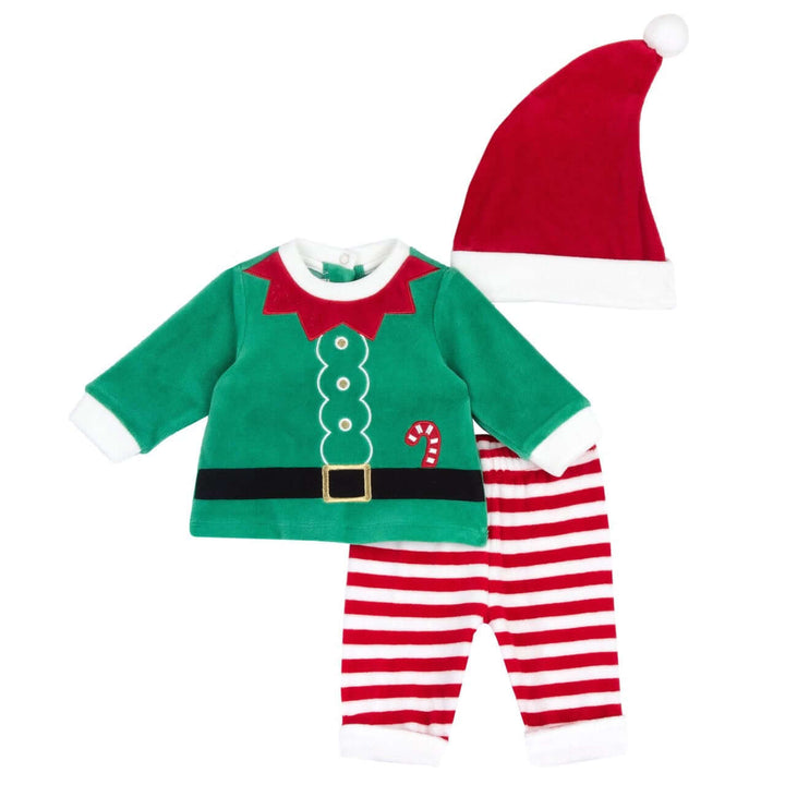 Conjunto Elfo de Natal CHICCO 1 mês - 18 meses