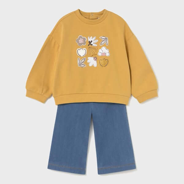 Completo MAYORAL felpa e jeans 12 mesi - 4 anni