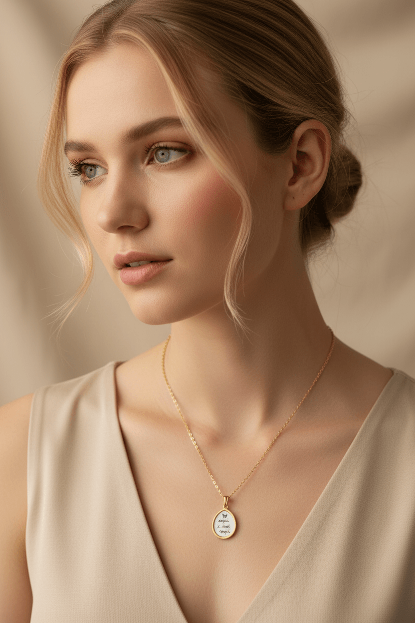 Collana Segui i Tuoi Sogni – Acciaio Dorato | Gioielli Donna