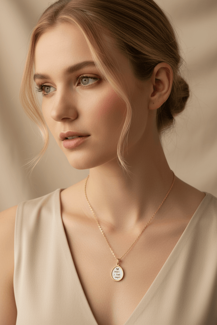 Collana Segui i Tuoi Sogni – Acciaio Dorato | Gioielli Donna