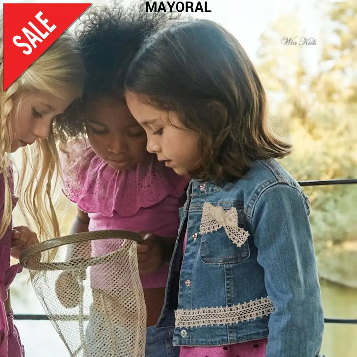 Giubbotto MAYORAL jeans con fiocco 2 anni - 10 anni Giubbotti