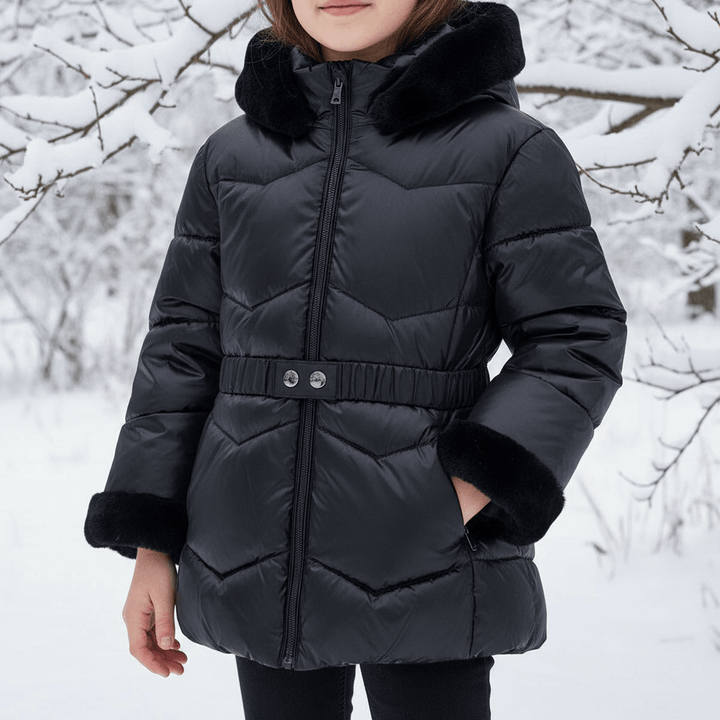 Giubbotto MAYORAL nero primissimo piano