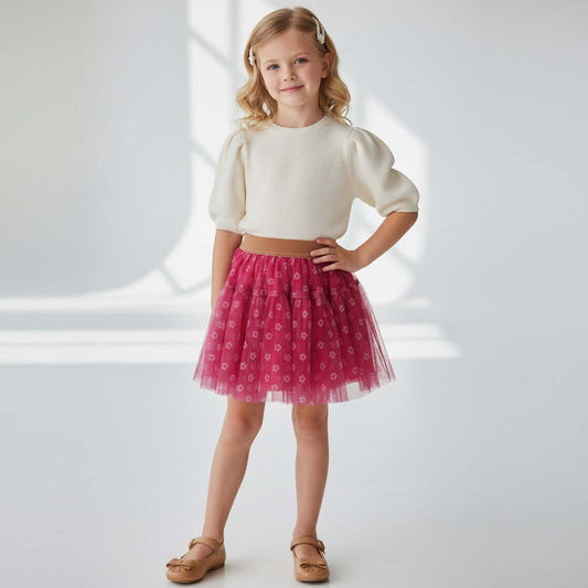 Gonna i DO in tulle a fantasia 12 mesi - 8anni