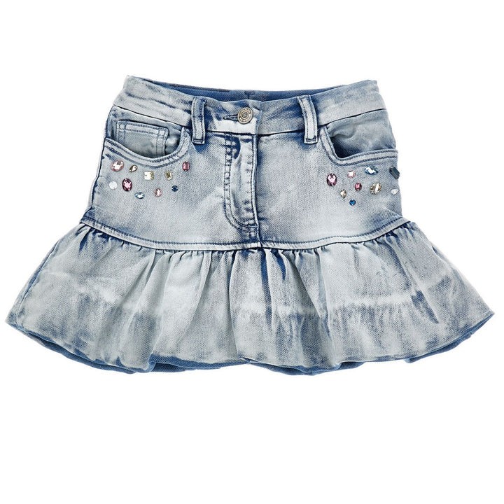 Gonna Monnalisa tema stitch in jeans 2 anni - 10 anni