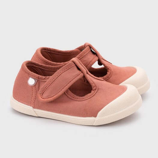 Scarpe Igor Lona Petito Barefoot Velcro Terracotta – Bambino e Bambina Taglia 19-27