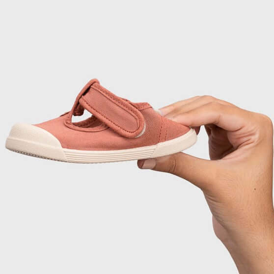 Scarpe Igor Lona Petito Barefoot Velcro Terracotta – Bambino e Bambina Taglia 19-27