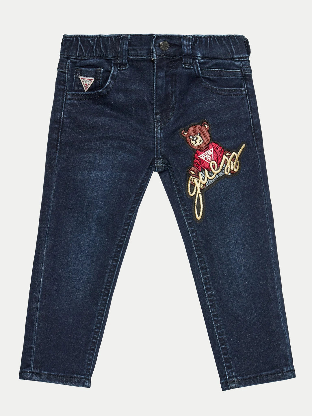 Guess jeans with unisex elastic bear emblem from 2 years to 7 years