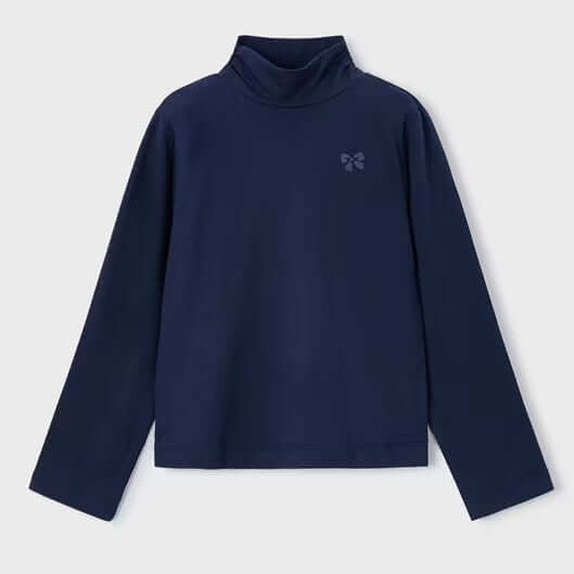 Lupetto MAYORAL blue girl's t-shirt with bow