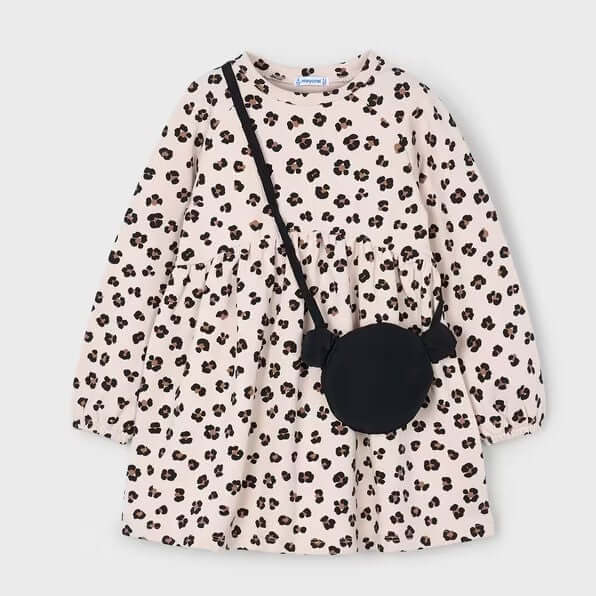 MAYORAL leopard dress and handbag 2 years - 10 years